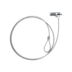CABLE DE SEGURIDAD TOOQ CON COMBINACIÓN PARA PORTÁTILES 1.5 M
