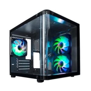 CAJA MATX GAMING COOLBOX GM100 CRISTAL 3xs ARB INFINITY-12CMM