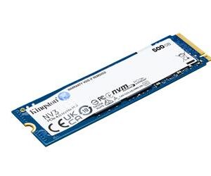 SSD M.2 2280 500GB KINGSTON NV3 NVME PCIE4.0x4 R5000/W3000MB/s