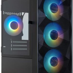 CAJA MINITORRE GAMING TQGCC901-B "SEIZURE" NEGRA TOOQ