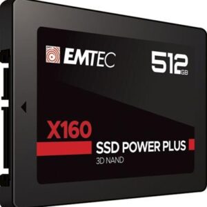 SSD 2.5" 512GB EMTEC X160 3D NAND SATA3 BULK (500GB) REACONDICIONADO