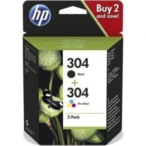 Cartucho de Tinta Original HP n?304 Multipack/ Negro/ Tricolor