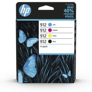 Cartucho de Tinta Original HP n?912 Multipack/ Negro/ Magenta/ Cian/ Amarillo