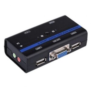 Conmutador KVM SVGA Aisens A111-0064/ 2PC con 1 s?lo teclado y rat?n