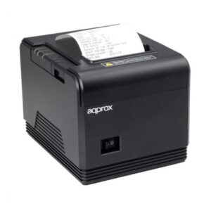 Impresora de Tickets Approx appPOS80AM3/ T?rmica/ Ancho papel 80mm/ USB-RS232-Ethernet/ Negra