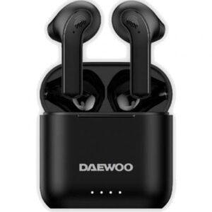 Auriculares Bluetooth Daewoo DW2020 con estuche de carga/ Autonom?a 5h/ Negros