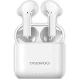 Auriculares Bluetooth Daewoo DW2021 con estuche de carga/ Autonom?a 5h/ Blancos