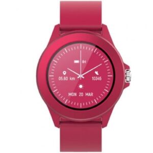 Smartwatch Forever Colorum CW-300/ Notificaciones/ Frecuencia Card?aca/ Magenta