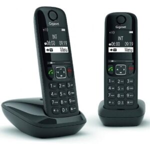 Tel?fono Inal?mbrico Gigaset AS690/ Pack DUO/ Negro