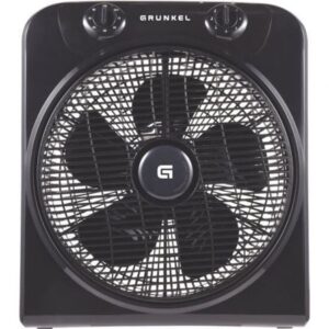 Ventilador de Suelo Grunkel Box Fan NG/ 45W/ 5 Aspas 30cm/ 3 Velocidades
