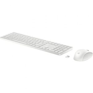 Teclado y Rat?n Inal?mbricos HP 650/ Blanco