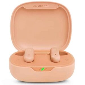 Auriculares Bluetooth JBL Vibe Flex con estuche de carga/ Autonom?a 8h/ Beige