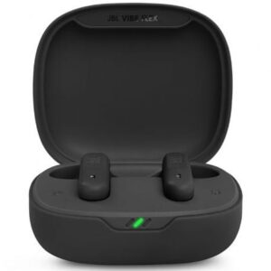 Auriculares Bluetooth JBL Vibe Flex con estuche de carga/ Autonom?a 8h/ Negro