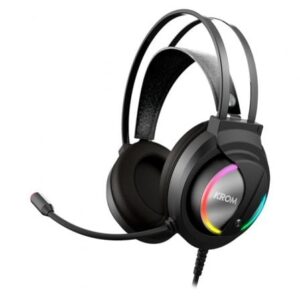 Auriculares Gaming con Micr?fono Krom Kappa/ Jack 3.5/ USB 2.0/ Negros