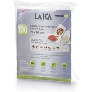 Bolsa para envasar al vac?o Laica VT3512/ 28 X 36cm/ 100 bolsas