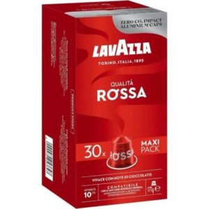 C?psula Lavazza Qualit? Rossa para cafeteras Nespresso/ Caja de 30