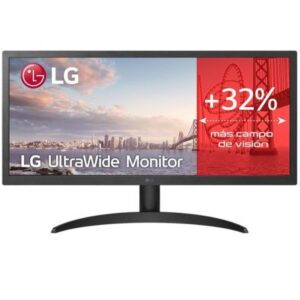 Monitor Profesional Ultrapanor?mico LG UltraWide 26WQ500-B 25.7'/ WFHD/ Negro