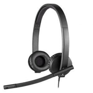Auriculares Logitech H570E/ con Micr?fono/ USB/ Negros