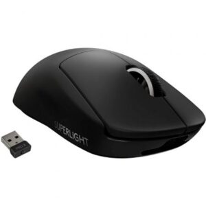 Rat?n Gaming Inal?mbrico Logitech PRO X Superlight/ Bater?a recargable/ Hasta 25600 DPI/ Negro