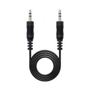 Cable Est?reo Nanocable 10.24.0105/ Jack 3.5 Macho - Jack 3.5 Macho/ 5m/ Negro