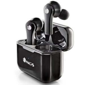 Auriculares Bluetooth NGS ?rtica Bloom con estuche de carga/ Autonom?a 6h/ Negros