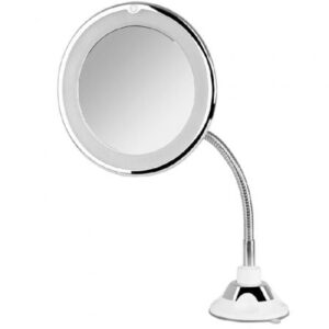 Espejo Cosm?tico de Pared con Luz Orbegozo ESP 1020/ Telesc?pico/ ?17cm