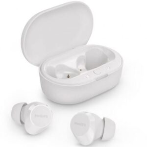 Auriculares Bluetooth Philips TAT1209 con estuche de carga/ Autonom?a 6h/ Blancos