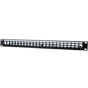Patch Panel Phasak PA 3424/ 24 Puertos/ Cat.6/ Altura 1U/ Gesti?n de Cable/ Conectores RJ45 UTP No Incluidos