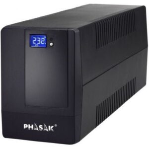 SAI L?nea Interactiva Phasak 2000 VA LCD/ 2000VA/ 4 Salidas/ Formato Torre