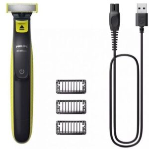 Cortabarbas Philips Oneblade QP2724/10/ con Bater?a/ 3 Accesorios