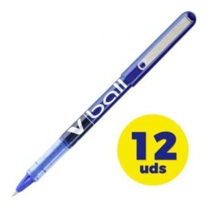 Caja de Bol?grafos de Tinta L?quida Pilot V-Ball NVB7A/ 12 unidades/ Azules