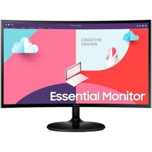 Monitor Curvo Samsung Essential Monitor S36C S27C364EAU/ 27'/ Full HD/ Negro