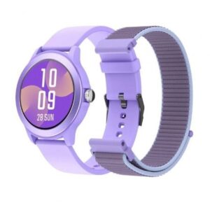 Smartwatch SPC Smartee Duo Vivo 9651T/ Notificaciones/ Frecuencia Card?aca/ P?rpura/ Incluye Correa Extra