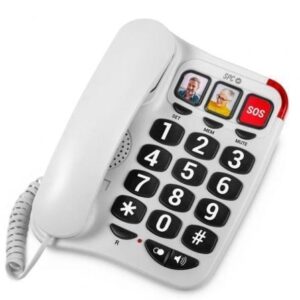 Tel?fono SPC Confort Numbers 2/ Blanco