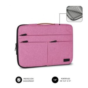 Funda Subblim Air Padding 360 Sleeve para Port?tiles hasta 14'/ Rosa