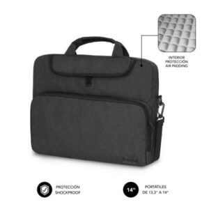 Malet?n Subblim Air Padding para Port?tiles hasta 14'/ Gris Oscuro