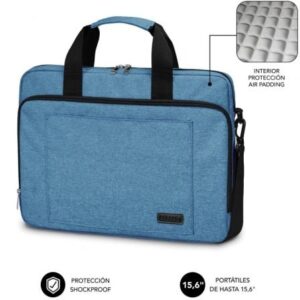 Mochila Subblim Air Padding Laptop Bag para Port?tiles hasta 15.6'/ Azul