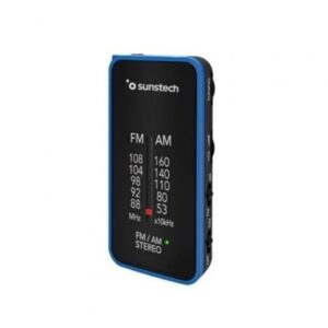 Radio Port?til Sunstech RPC6BL/ a Pilas/ Azul