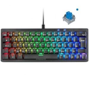 Teclado Gaming Mec?nico Mars Gaming MKMINIPRO/ Switch Azul/ Negro