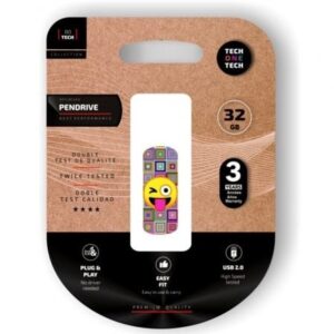 Pendrive 32GB Tech One Tech Emoji gui?o USB 2.0