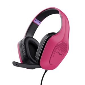 Auriculares Gaming con Micr?fono Trust Gaming GXT 415 Zirox/ Jack 3.5/ Rosas