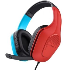 Auriculares Gaming con Micr?fono Trust Gaming GXT 416S Zirox/ Jack 3.5/ Azules y Rojos