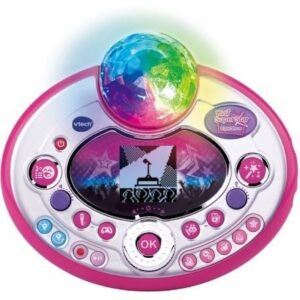 Micr?fono Inal?mbrico VTech Kidi SuperStar LightShow/ Rosa