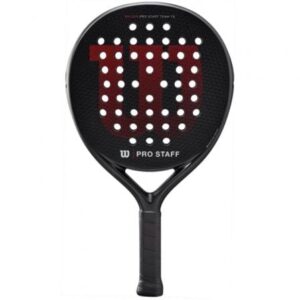 Pala de P?del Wilson Pro Staff Team TX V2/ Negra y Roja