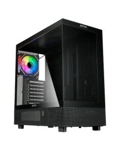 CAJA GAMING DANUBE SAVA H400   ATX ABYSM NEGRA SIN FUENTE PN: AB123014 EAN: 6974560225798