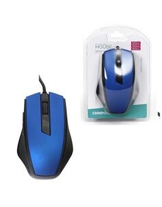 RATON OMEGA OPTICO 1200DPI USB NEGRO AZUL PN: OM08BL EAN: 5907595455299