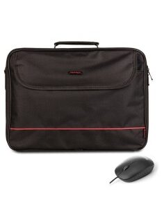 MALETIN 16   NGS + RATON USB  BUREAUKIT NEGRO PN: BUREAUKIT EAN: 8435430601831   "