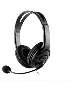 AURI + MIC USB   2  M COOLBOX  CHAT CASCOS NEGRO PN: COO-AUM-01U EAN: 8436556143502