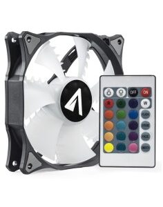 VENTILADOR 12CM GAMING RGB SLE D CON MANDO A DISTANCIA PN: 831101 EAN: 6940533542414