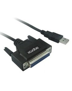 ADAPT. USB A PARALELO DB25     NEGRO APPROX PN: APPC26 EAN: 8435099521020
